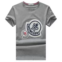 moncler cotton jersey t-shirt double logo centre